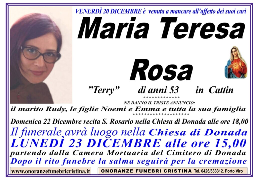 Maria Teresa Rosa