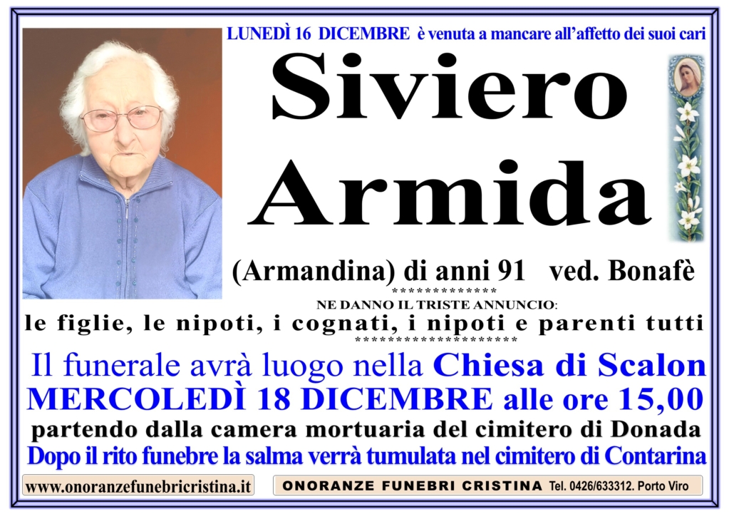 Siviero Armida (Armandina)